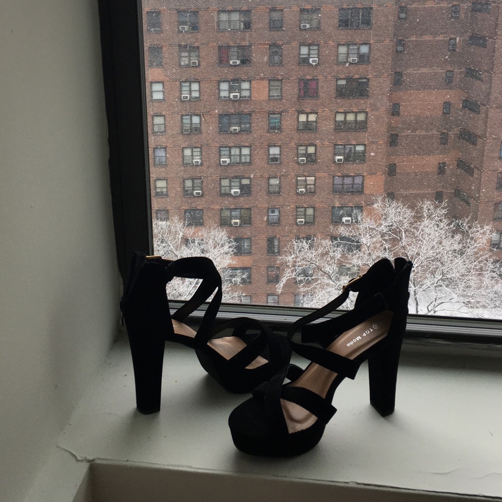 Black high heels